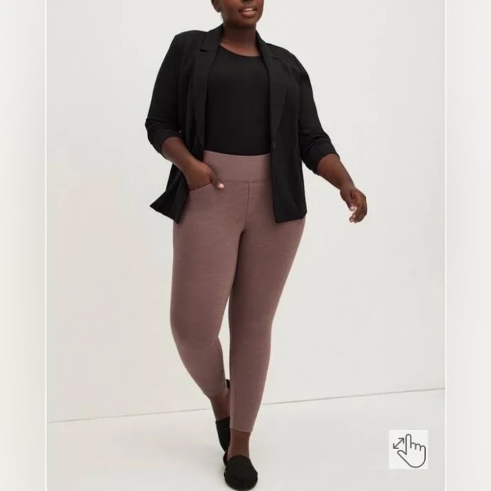 Torrid Rose Taupe Pull-On Relaxed Pants